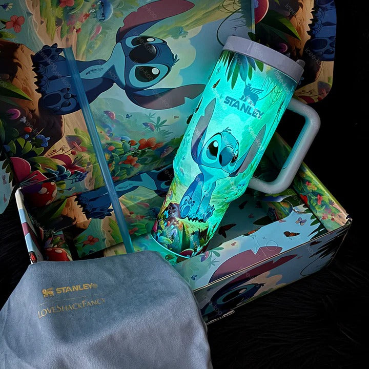 Gourde isotherme Stanley Glow-in-dark Stitch